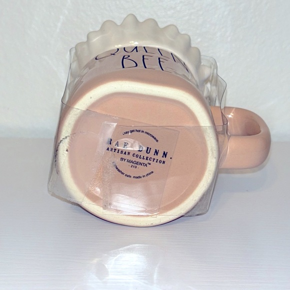 Rae Dunn Queen Bee pink Mug. - Picture 3 of 4